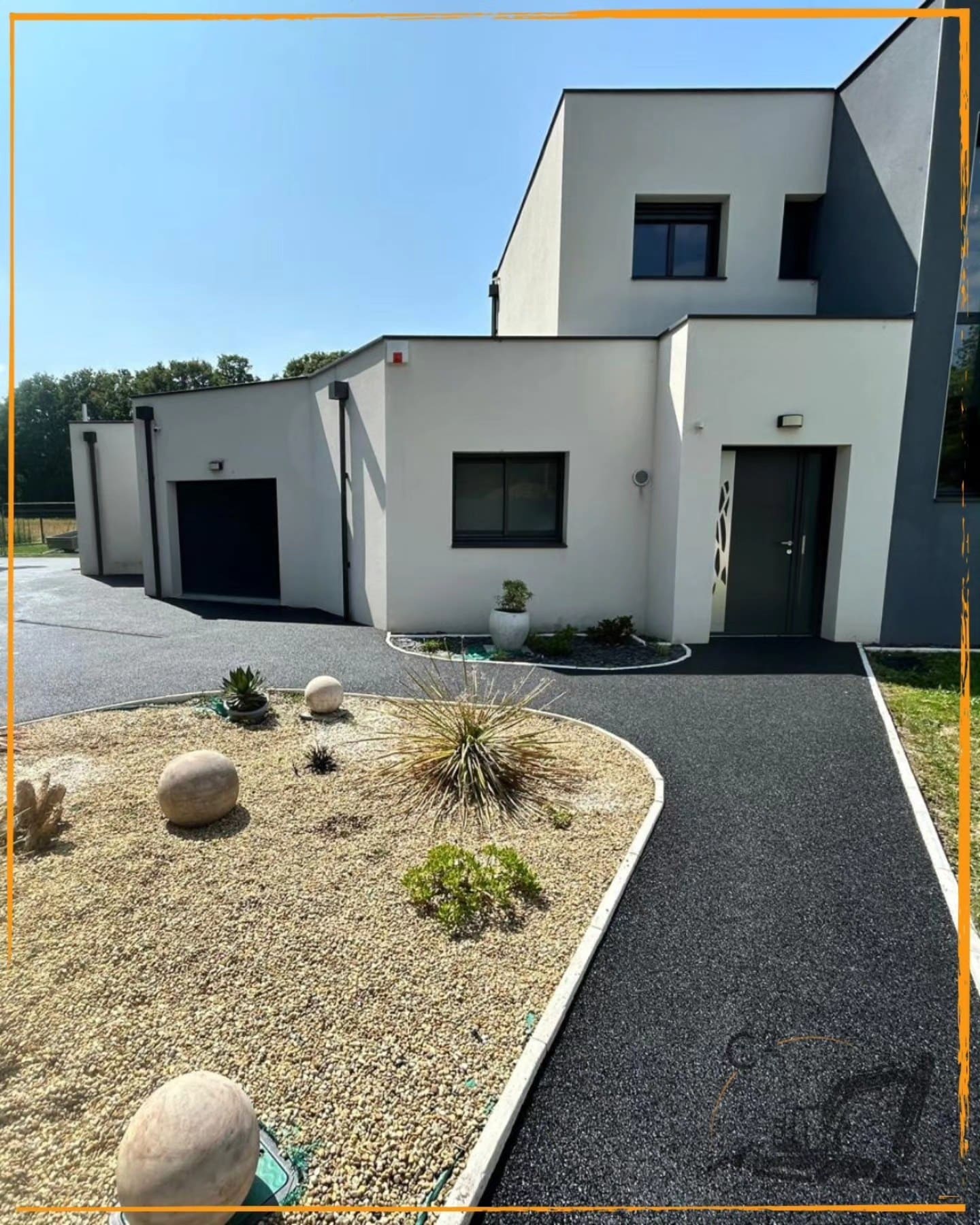 photo d'un enrobé à Gétigné