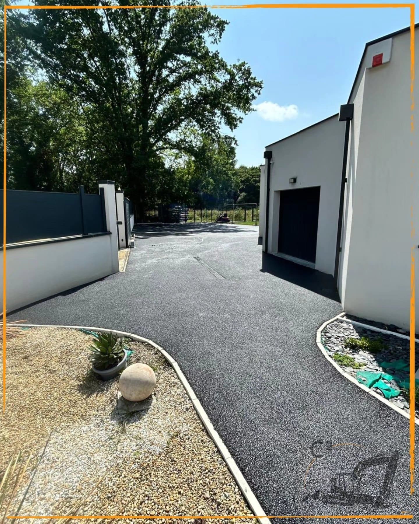 photo d'un enrobé à Héric